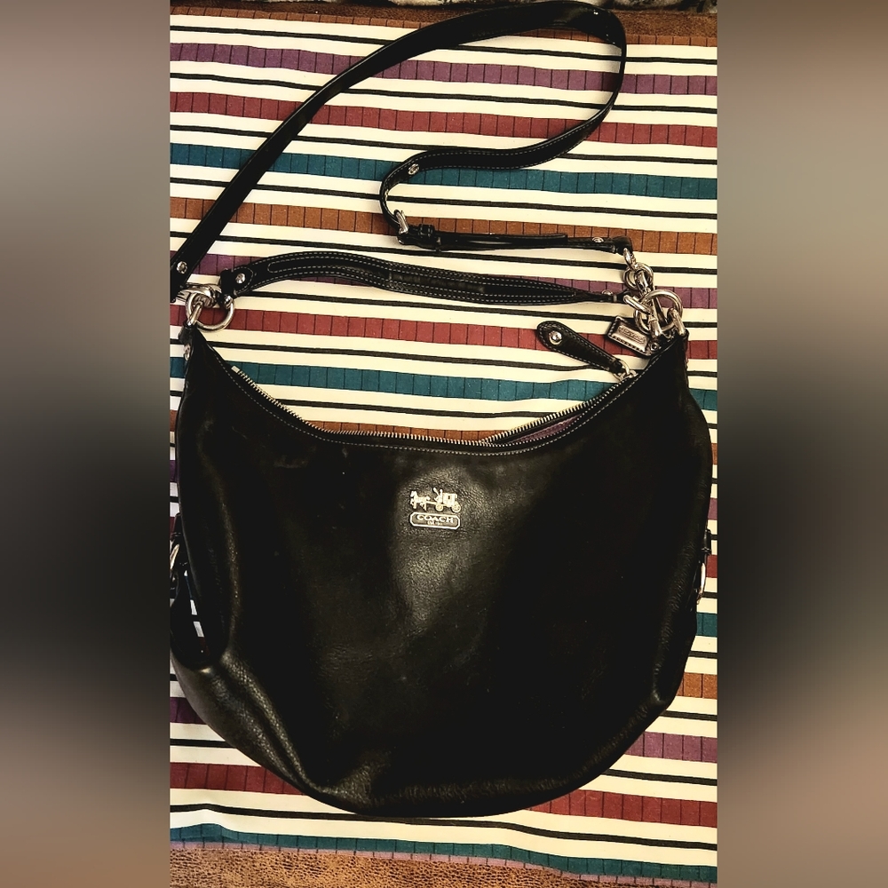 Black coach purse